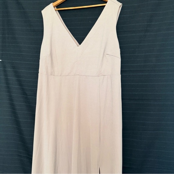 Birdy Grey Shamin Dress Crepe Taupe Curve 2X NEW NWT BRIDESMAID WEDDING - Picture 3 of 11